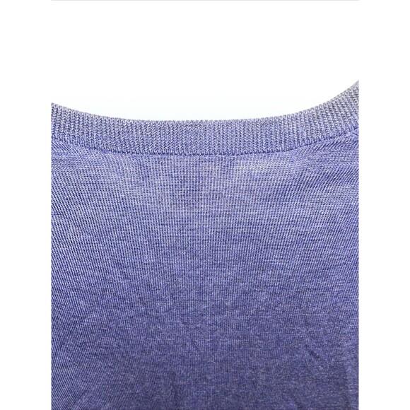 Ethan Pierce Men’s 100% Merino Wool Sweater Size Large Navy Blue Golf Athleisure - Picture 9 of 12